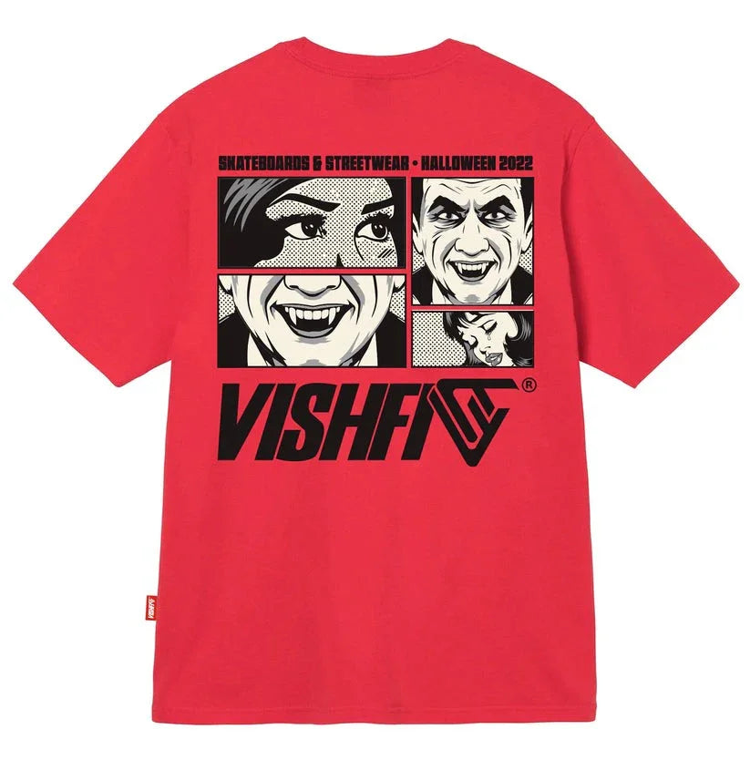 CAMISETA DRACULA COMIC VERMELHA "HALLOWEEN" - Four Street