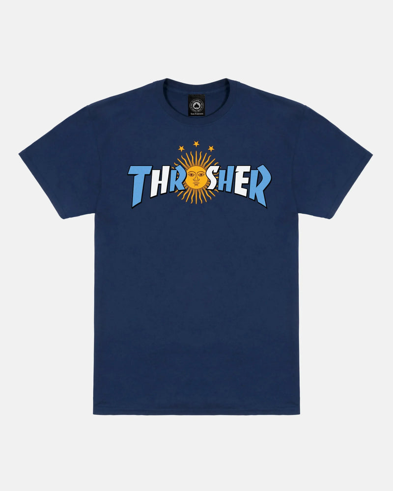 ARGENTINA ESTRELLA - T-SHIRT - NAVY BLUE - Four Street