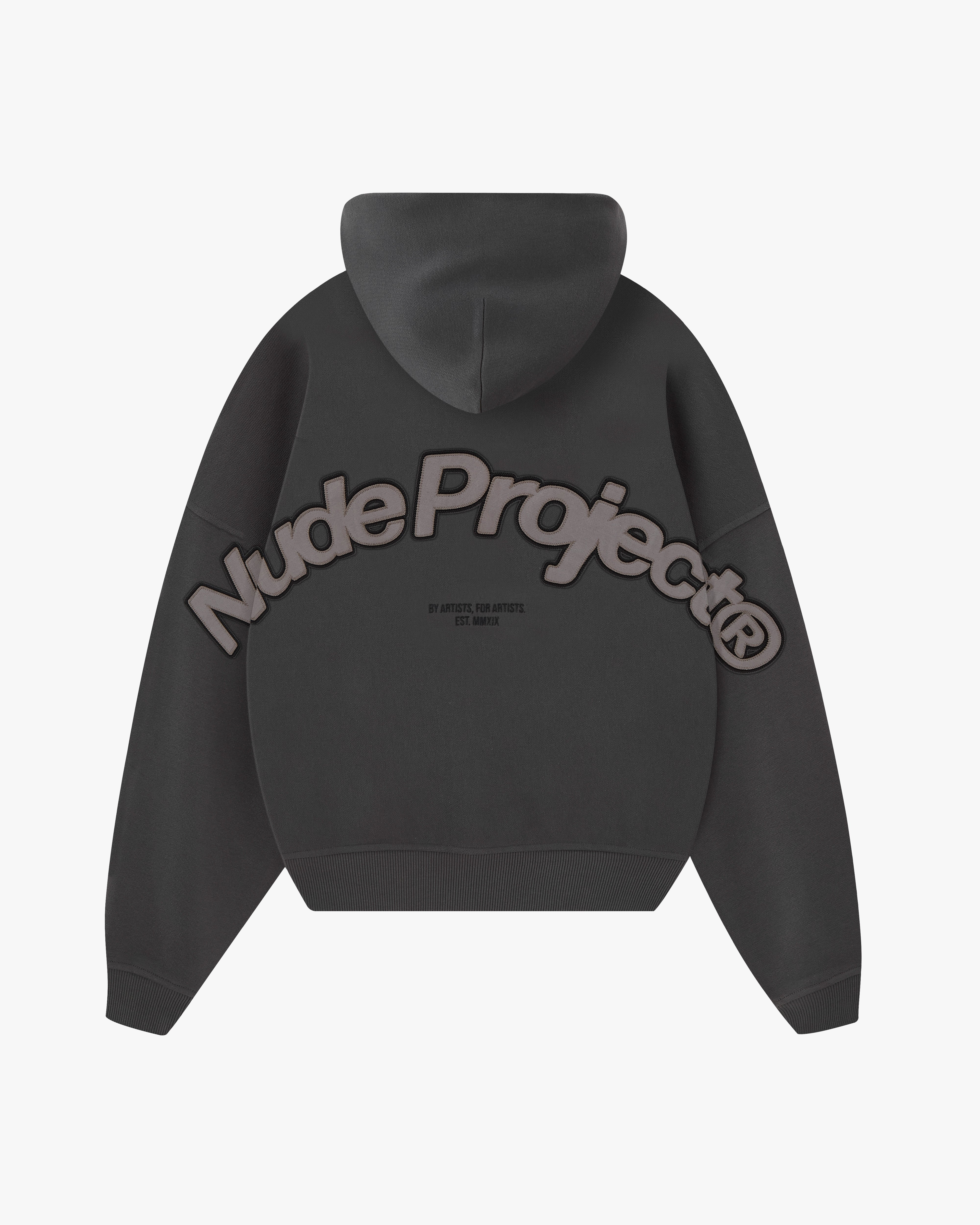 Beast Zip-Up Hoodie Ash