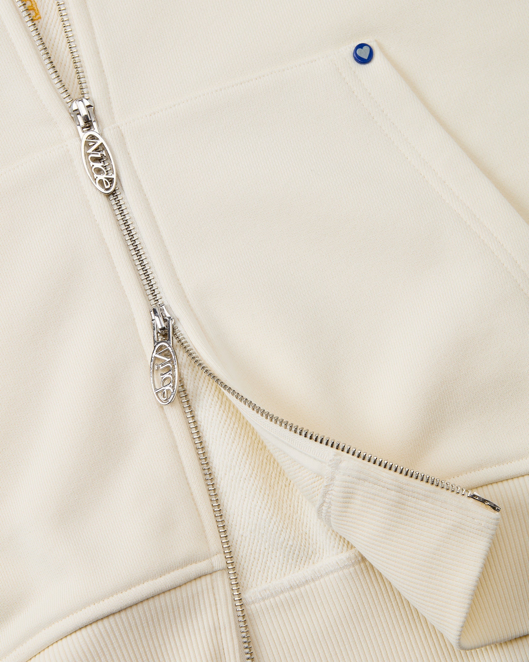 Beast Zip-Up Hoodie Marshmallow