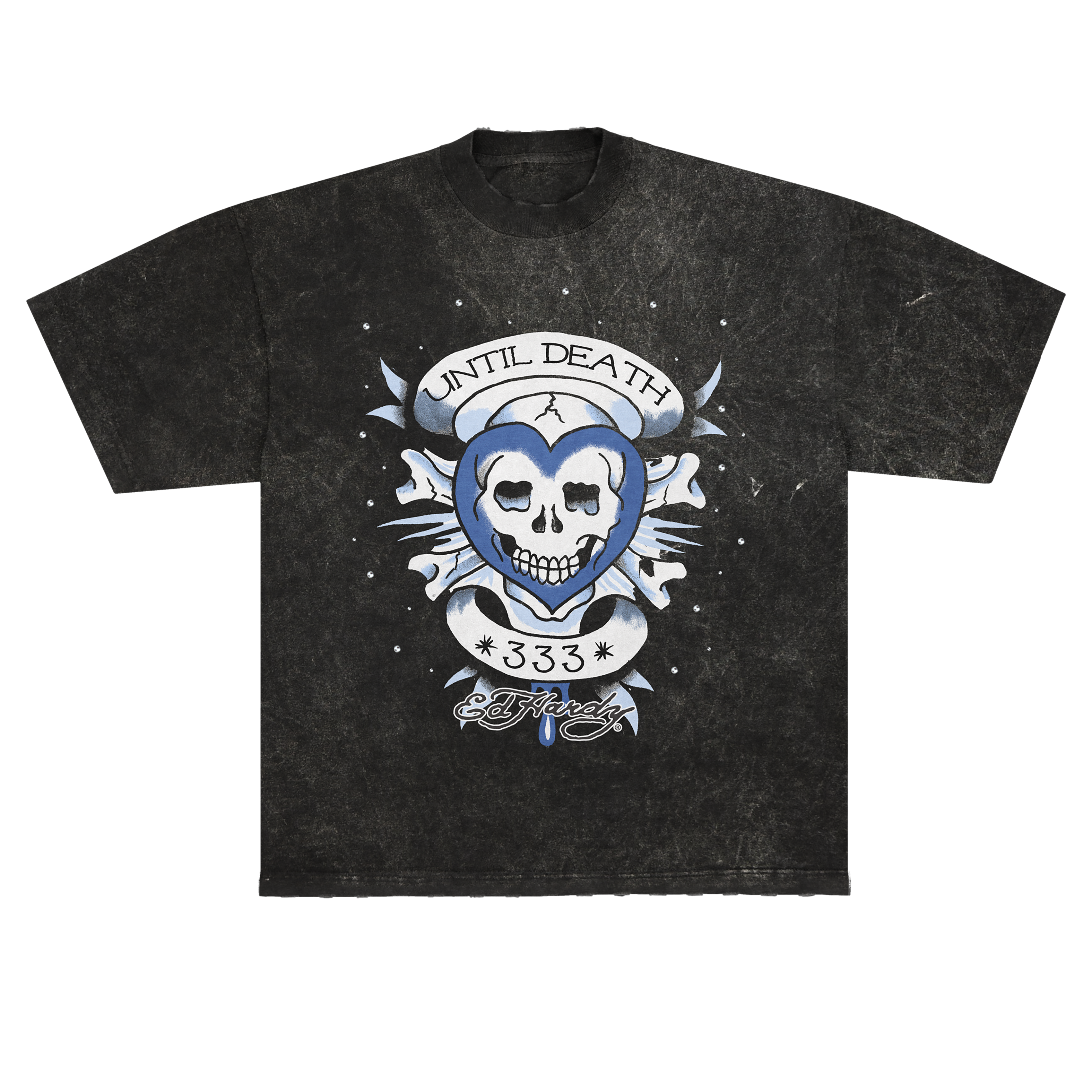 Camiseta "Until Death" Ed Hardy x Matuê