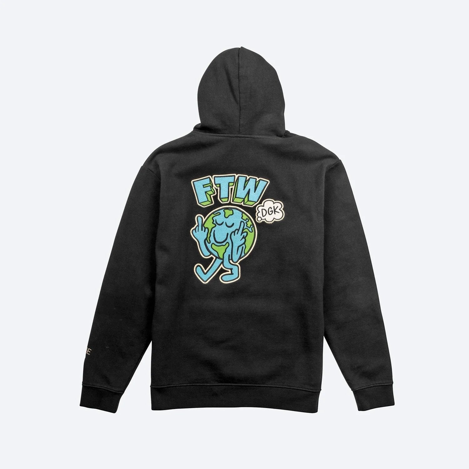 Chaos Embroidered Hooded Fleece - Four Street