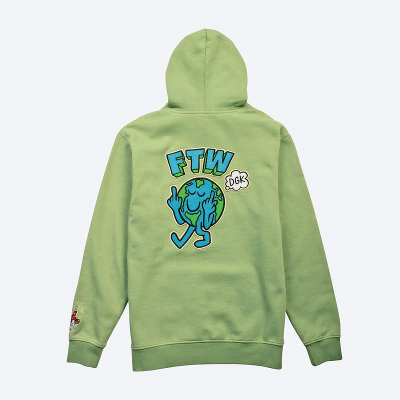 Chaos Embroidered Hooded Fleece - Four Street