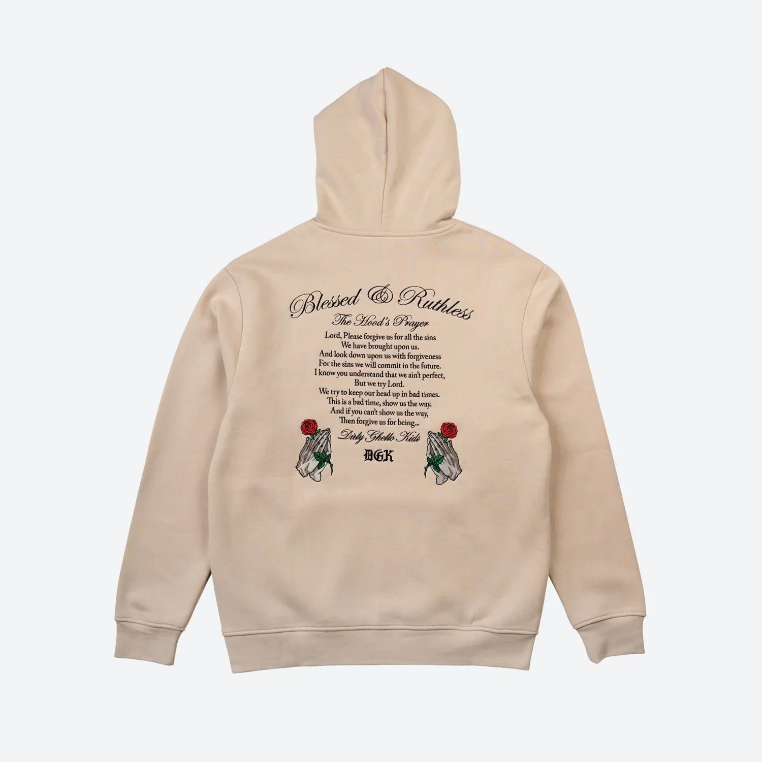 Mercy Embroidered Hooded Fleece - Four Street