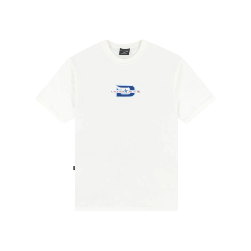 DSTRB Jeans T-Shirt in Off-white - Four Street