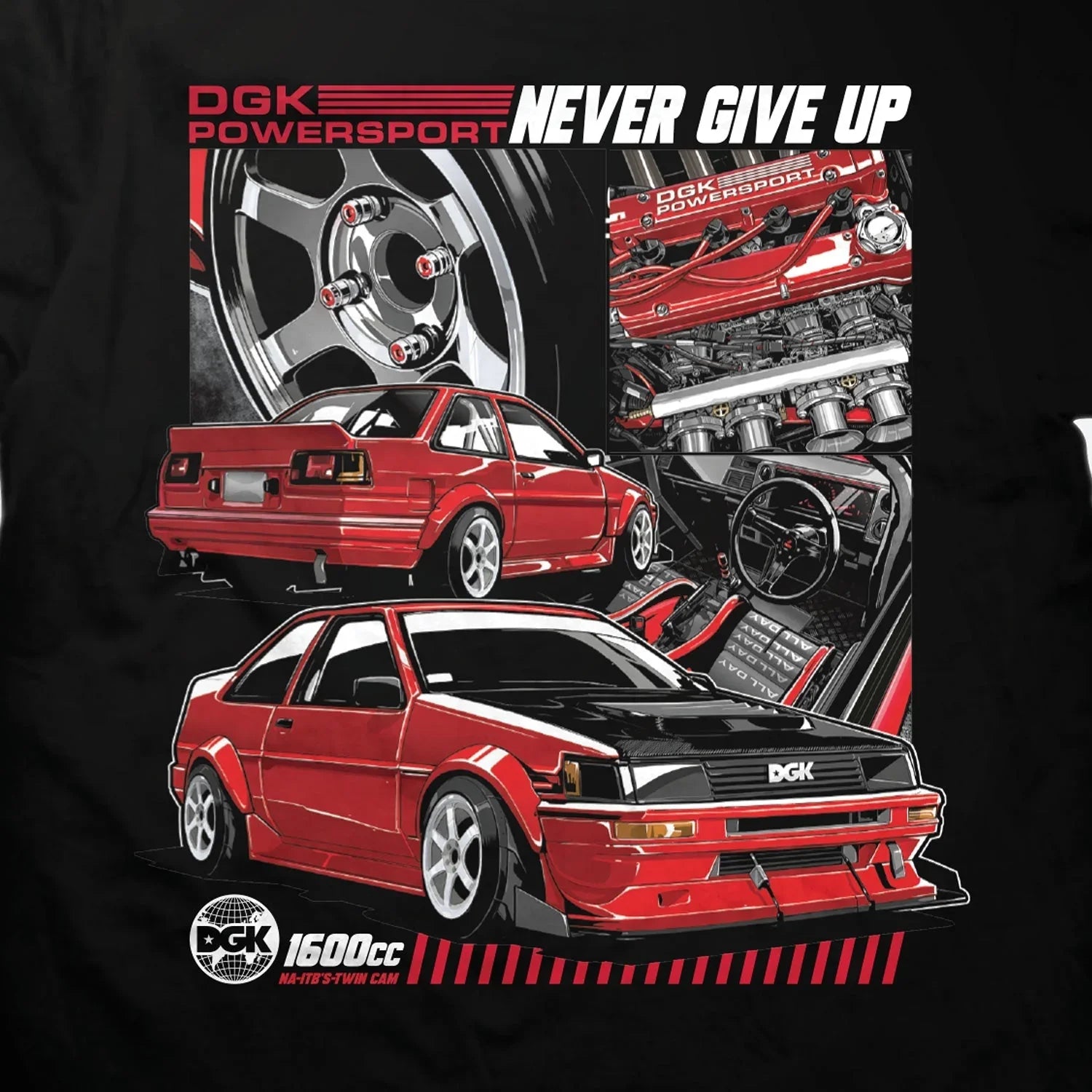 Twin Cam T-Shirt - Four Street