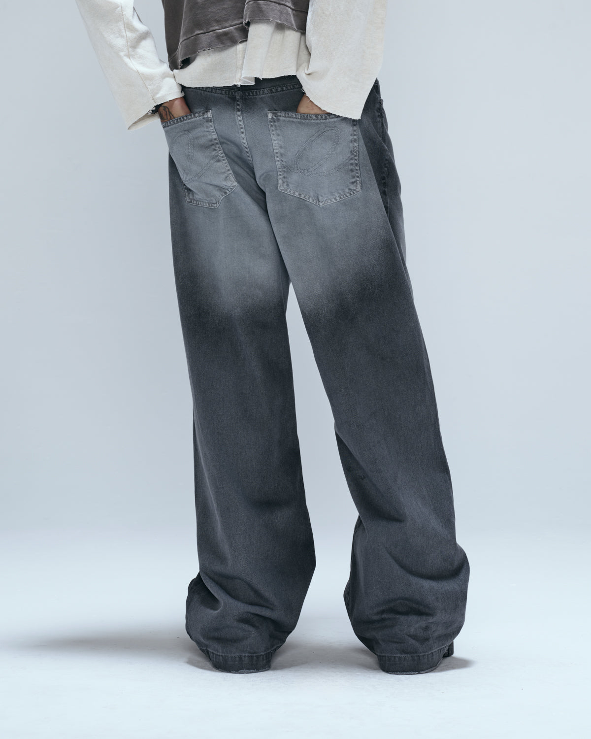 BONE FADED PANTS