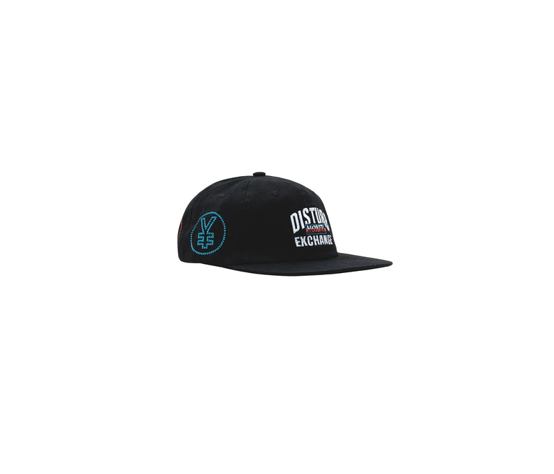 Exchange 6-Panel In Black - Four Street