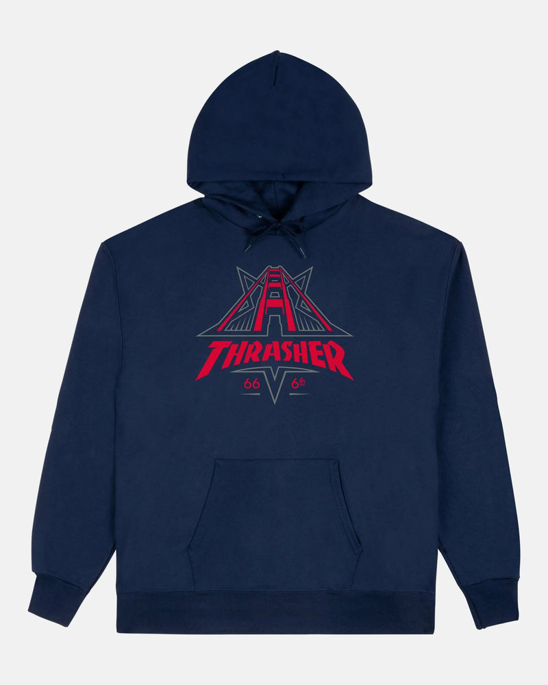 GOLDEN GATE - HOODIE - NAVY - Four Street