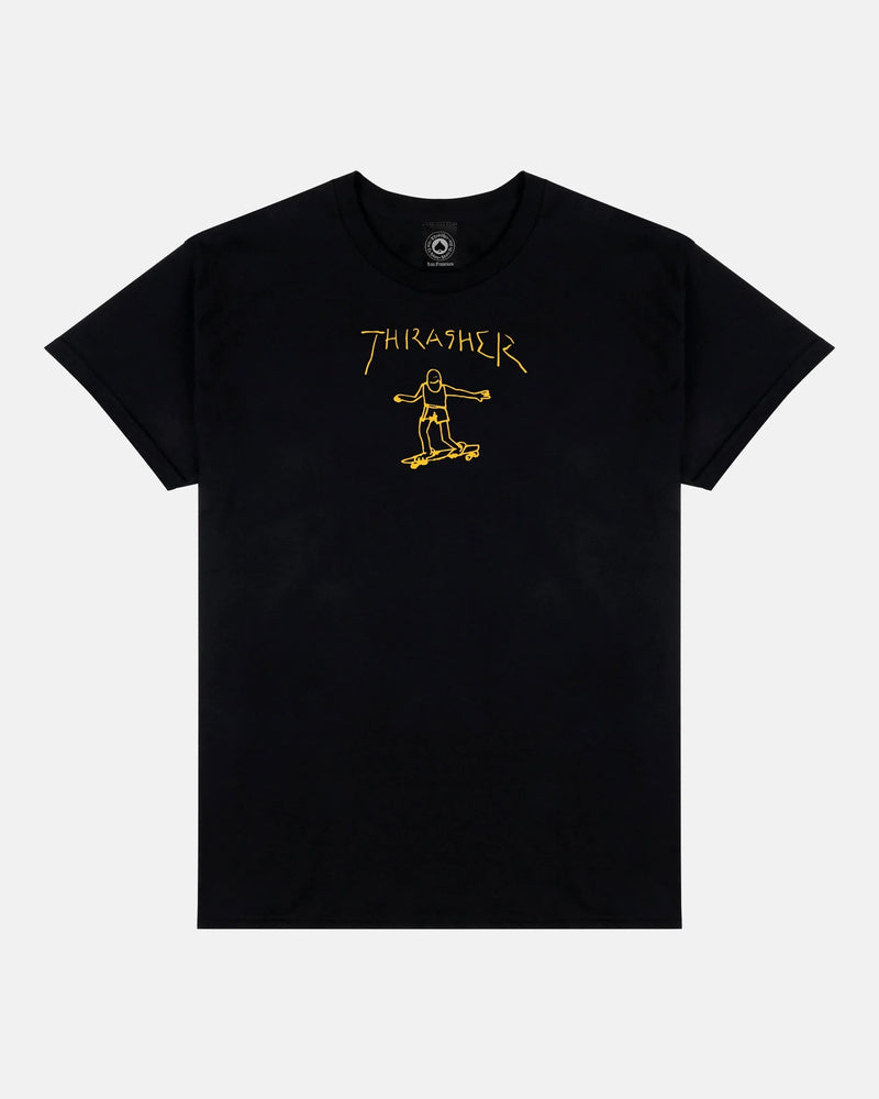 GONZ - TSHIRT - BLACK / YELLOW - Four Street