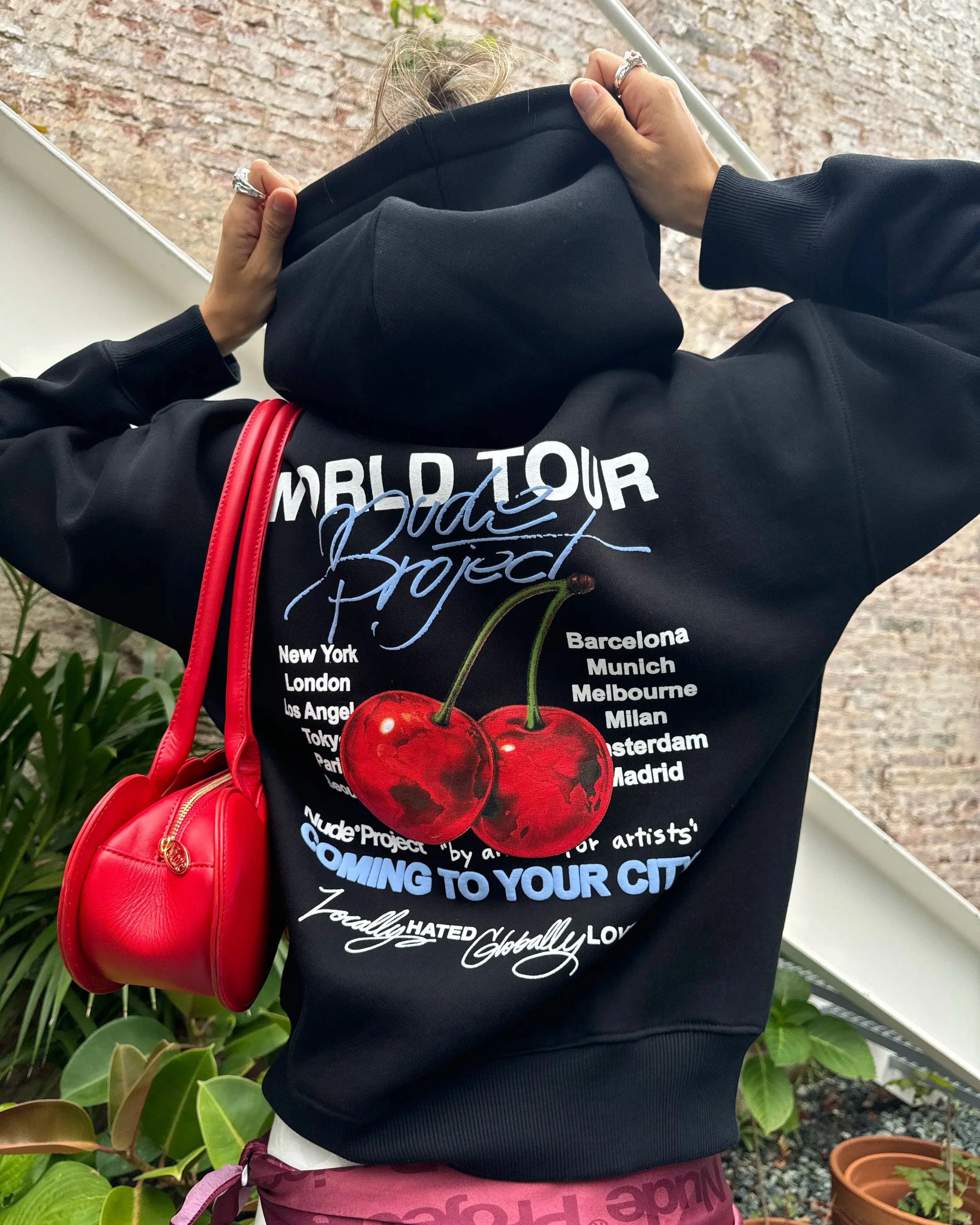 Nude Tour Hoodie Black