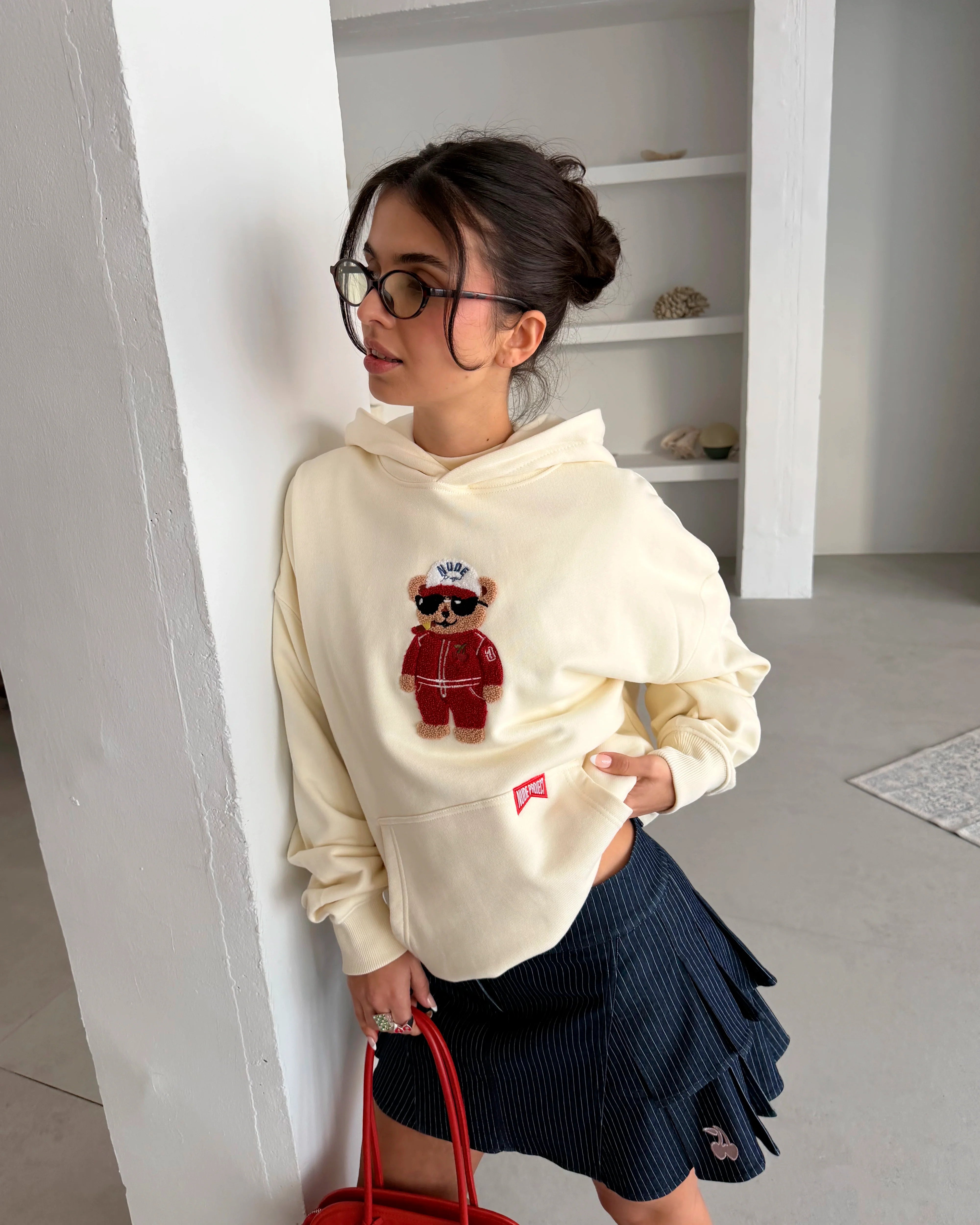 Turbo Ted Hoodie Marshmallow