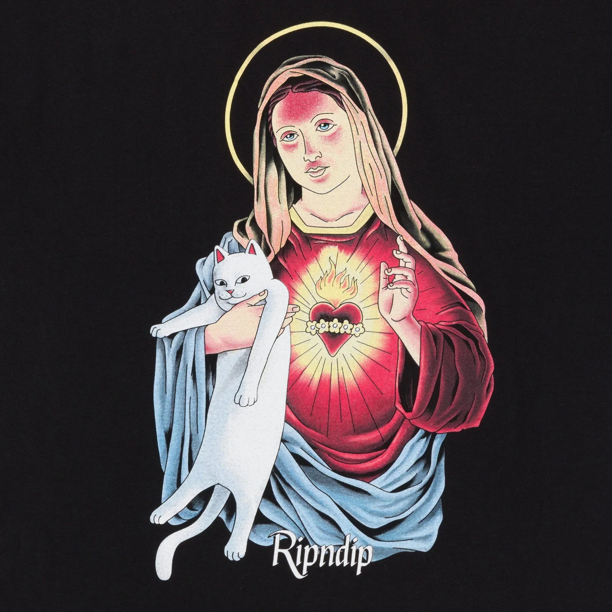 Mother Mary Tee (Black) - Camiseta - Four Street