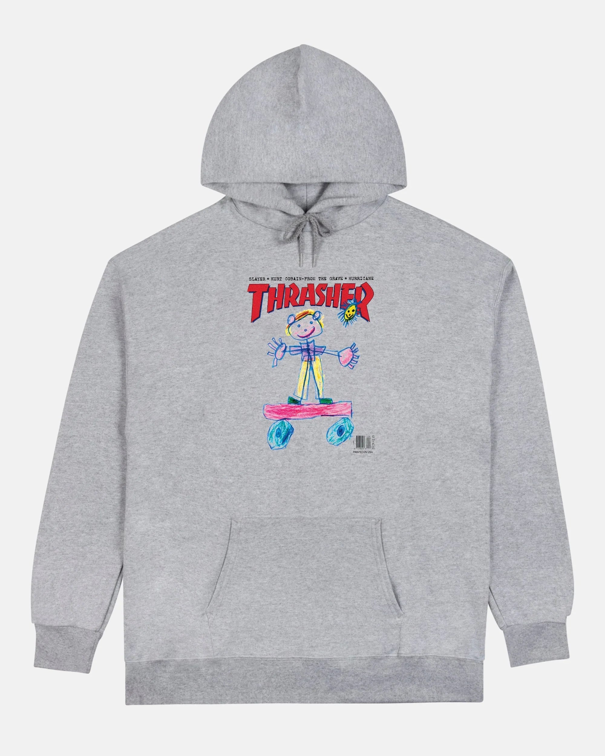 KID COVER - HOODIE - ASH GREY - Four Street