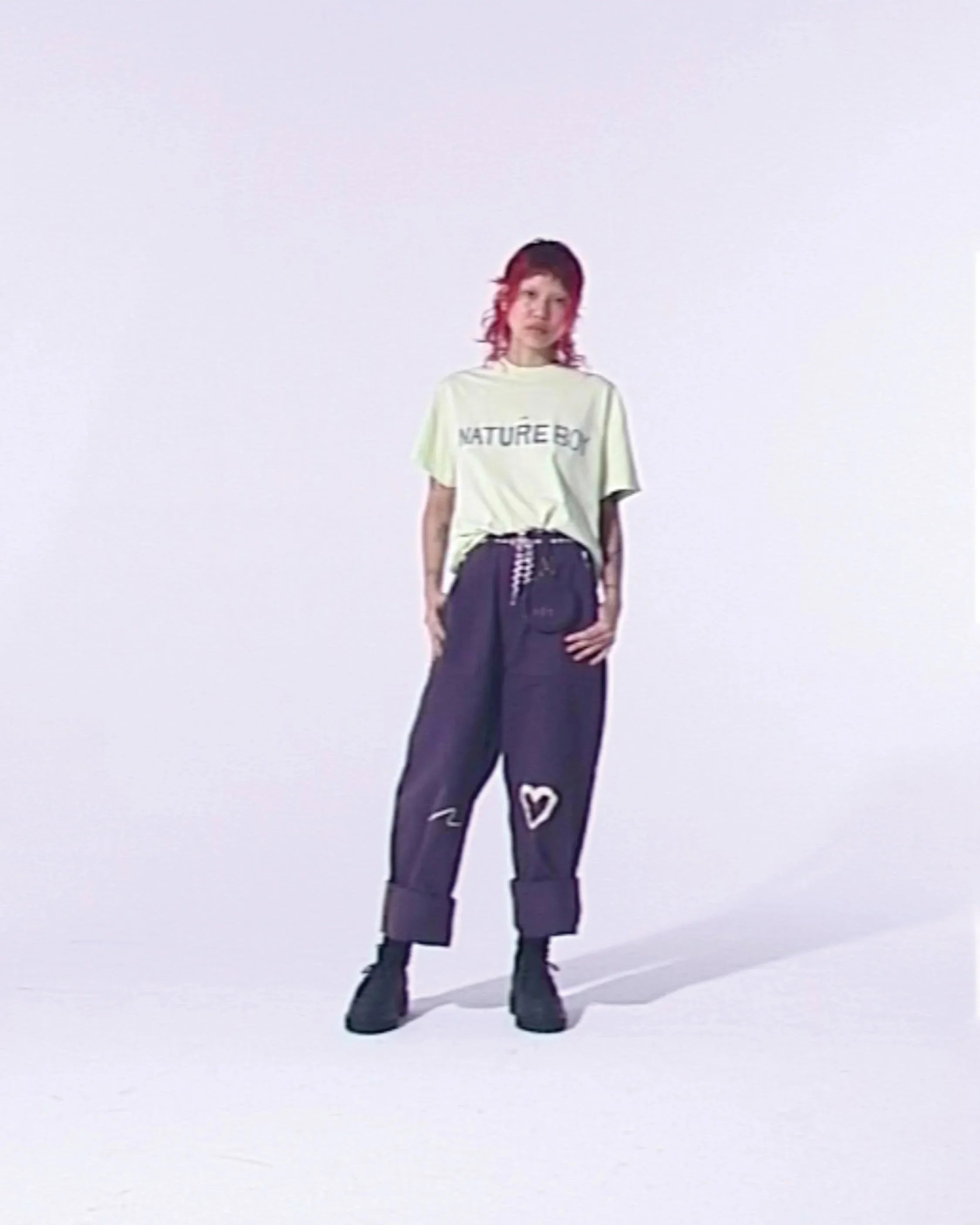 Selvedge Denim Pants - Purple - Four Street
