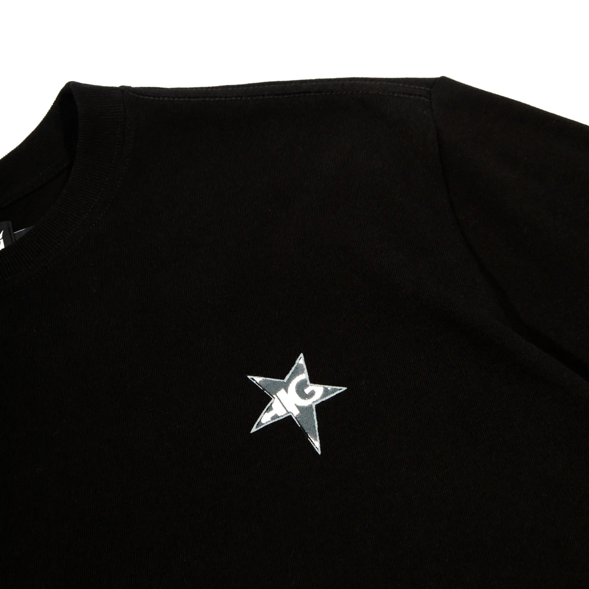Longsleeve Stars Black - Four Street