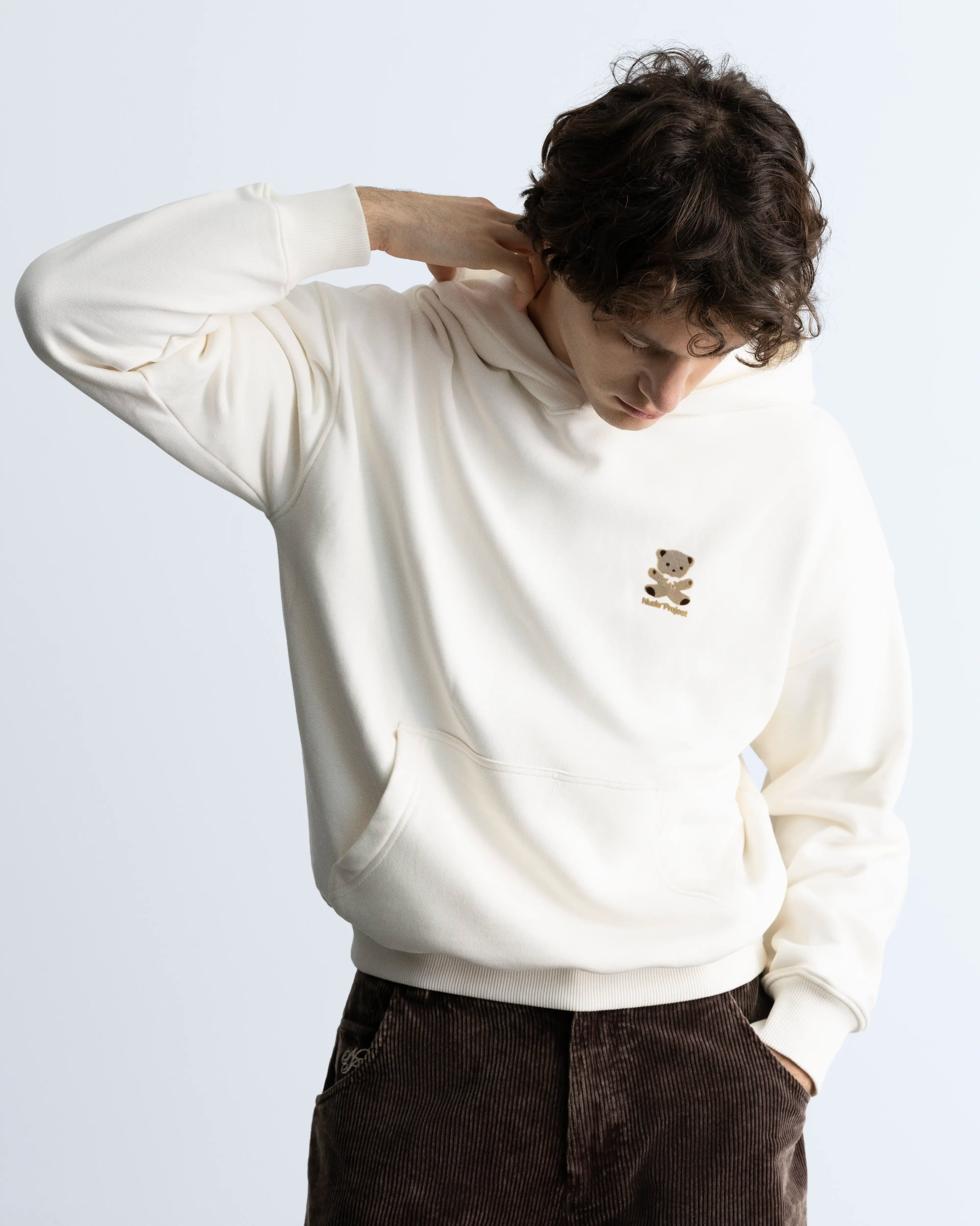 Sudadera Bear Blanco Crema