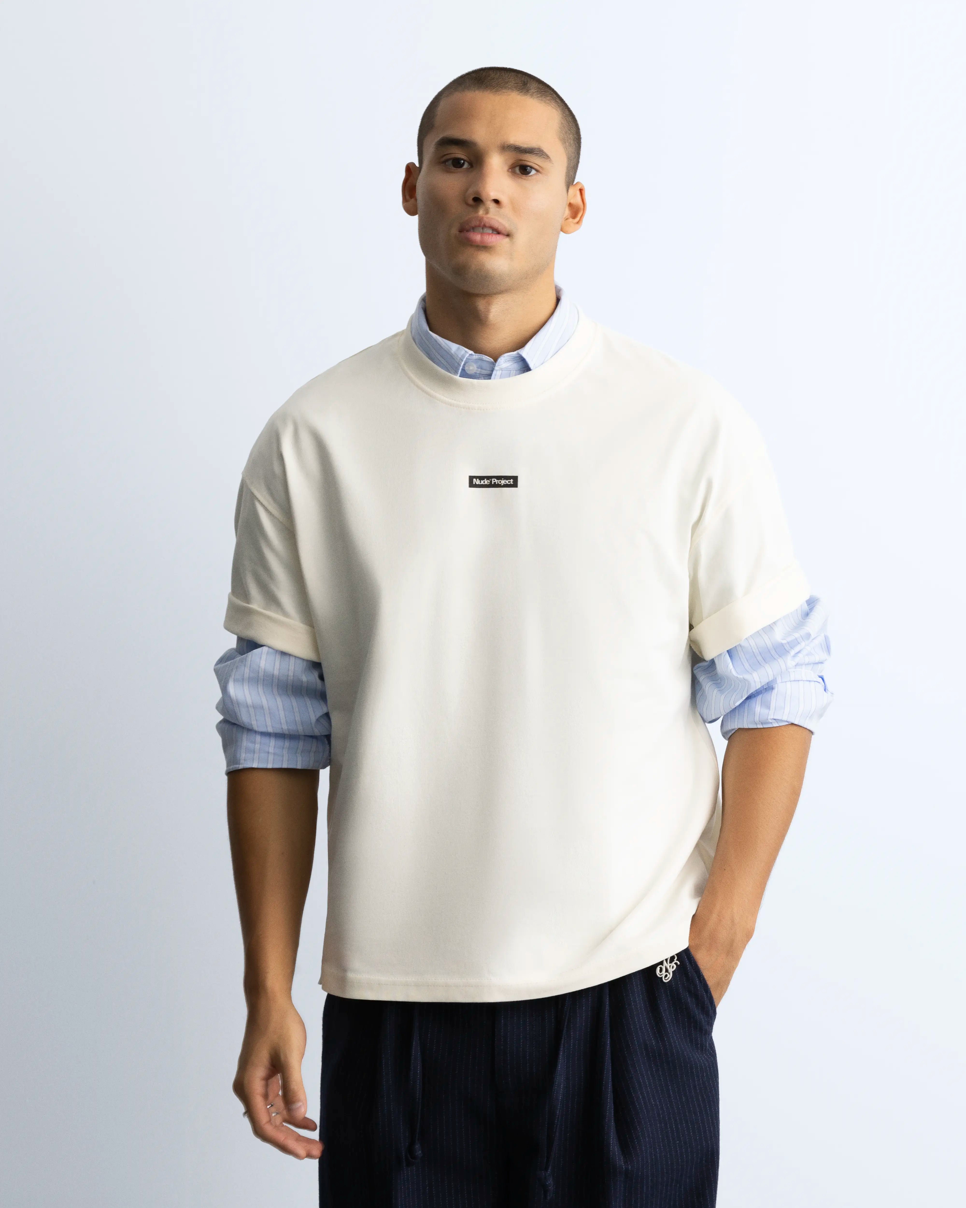 Gangster Tee Marshmallow
