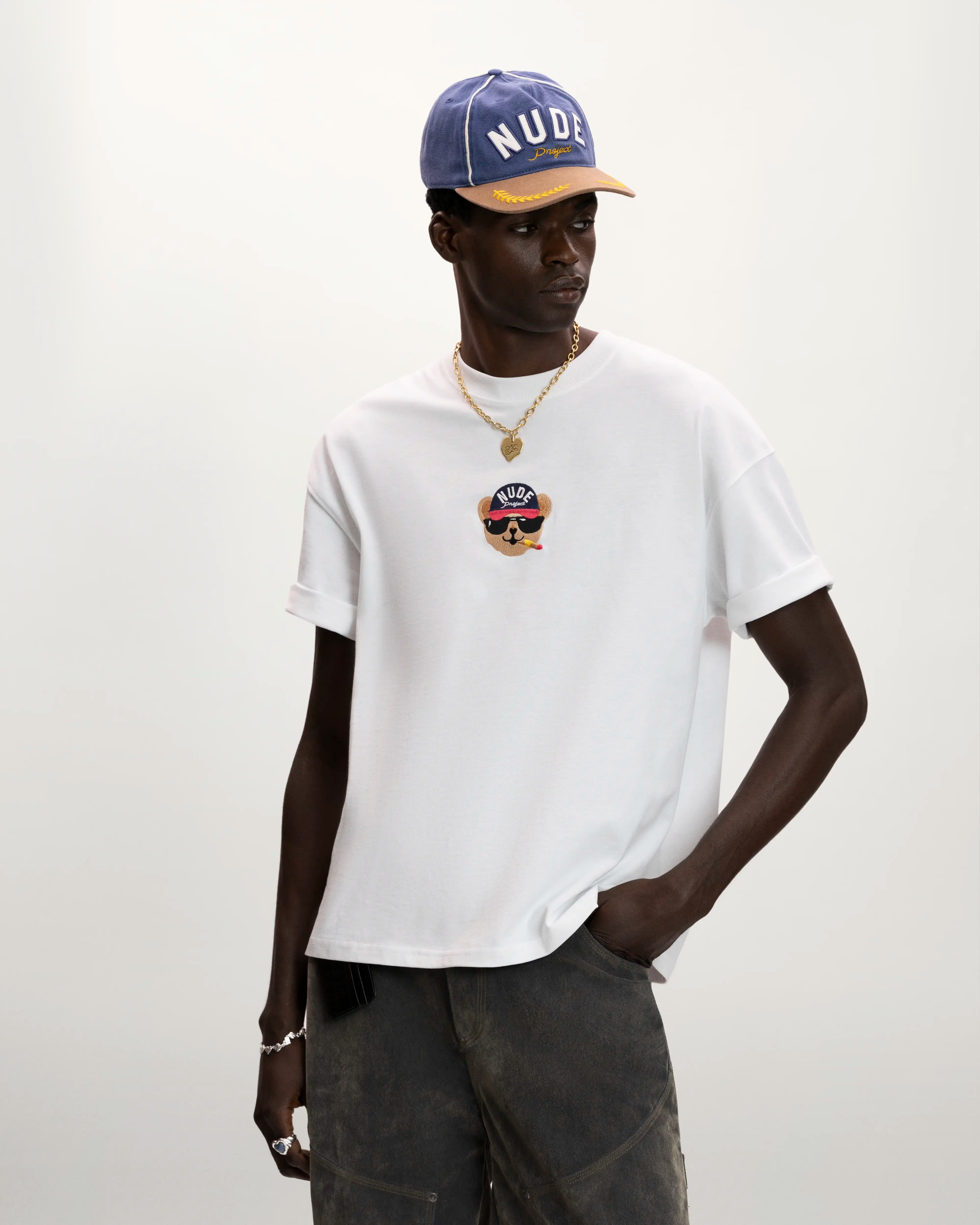 Teddy Tee White