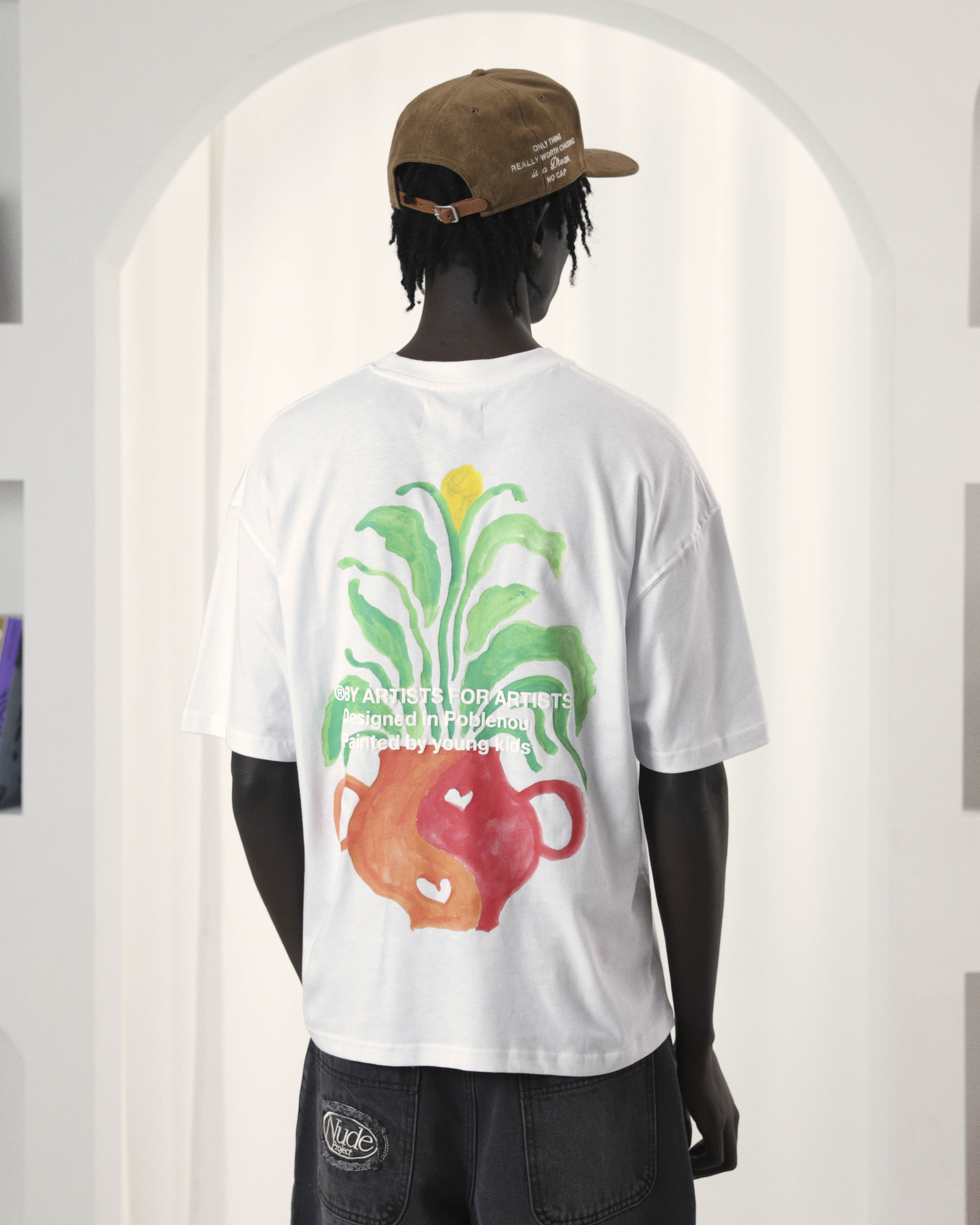 Plant Tee White