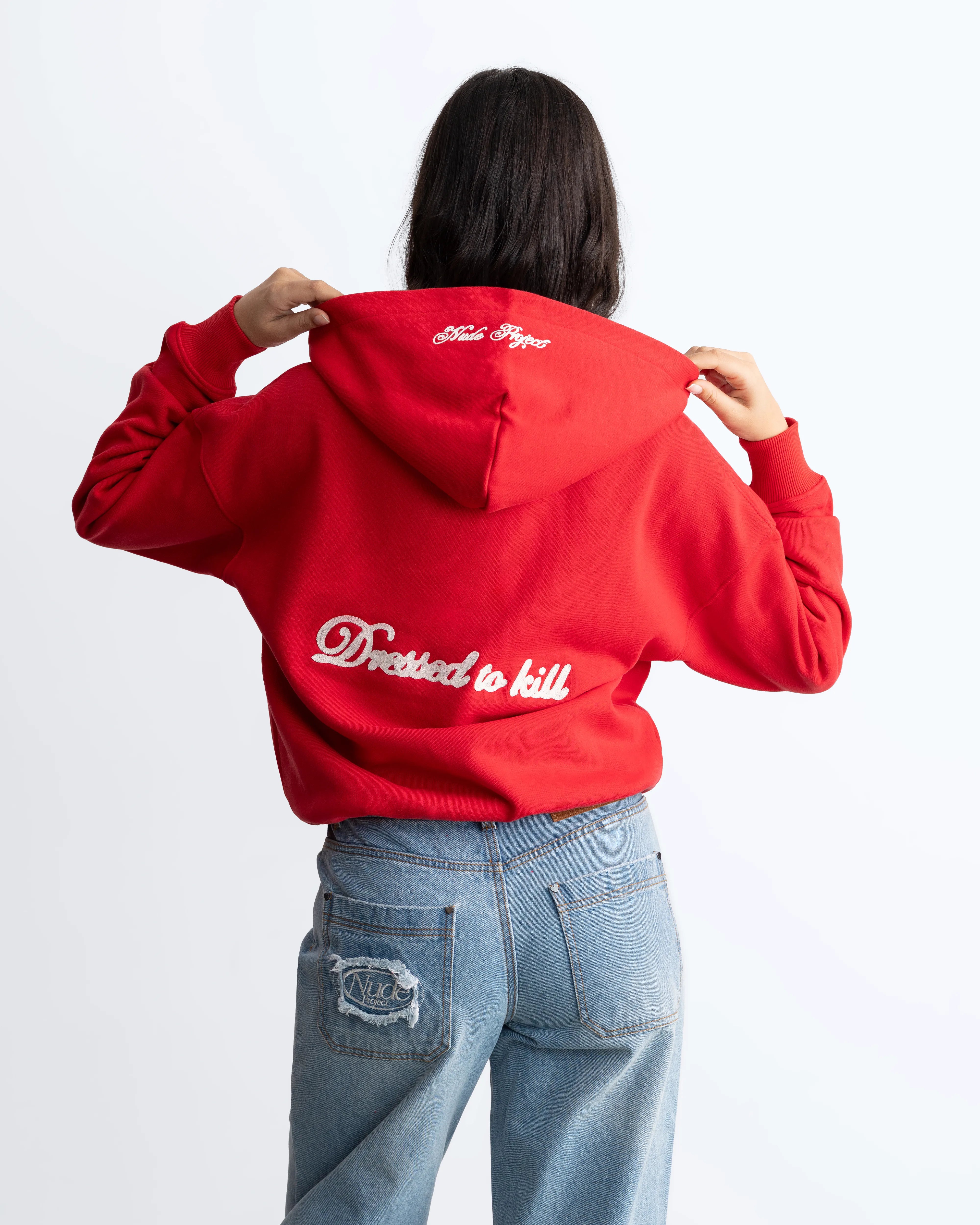Kill Bill Zip-Up Hoodie Red