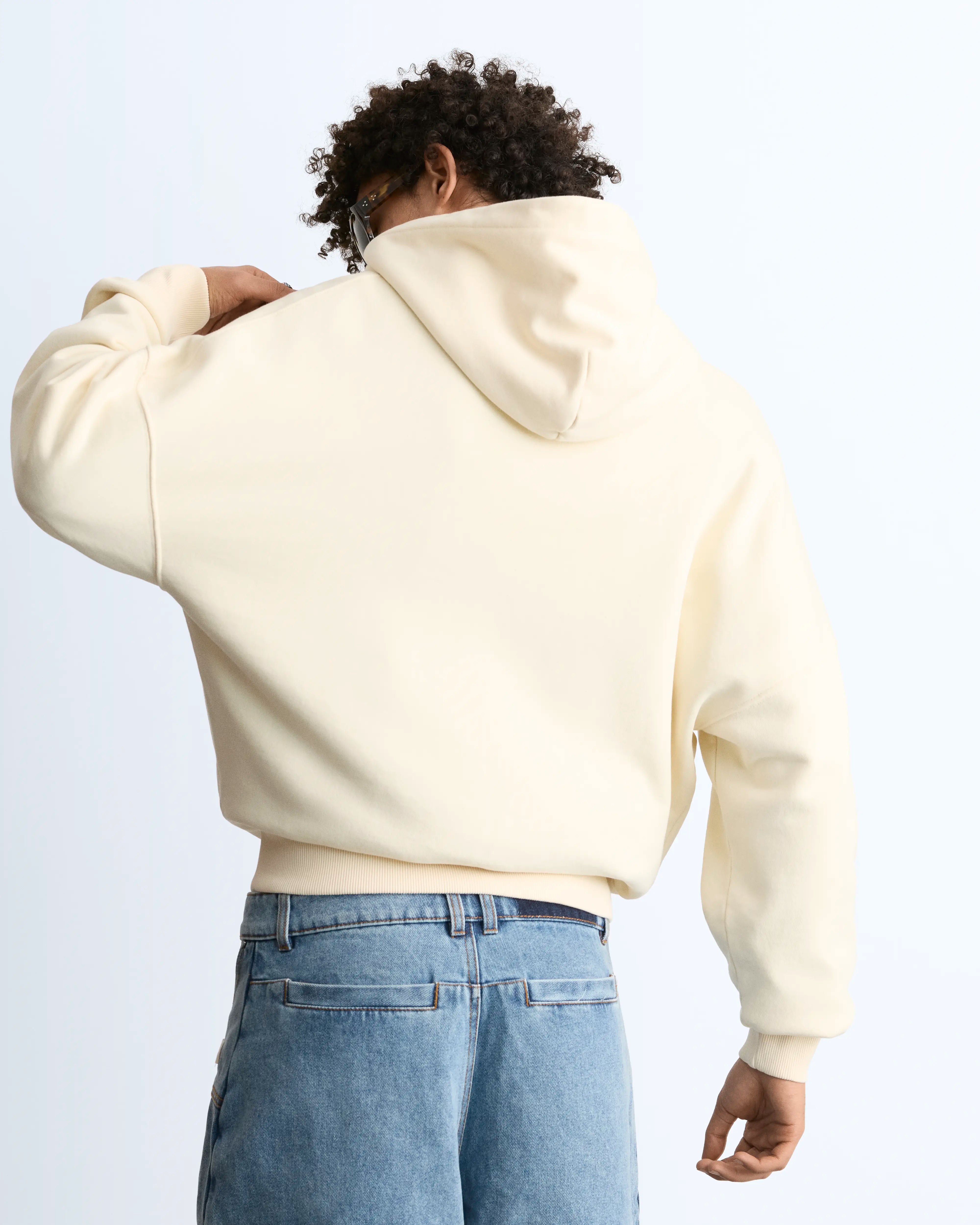 Ayrton Zip-Up Hoodie Marshmallow