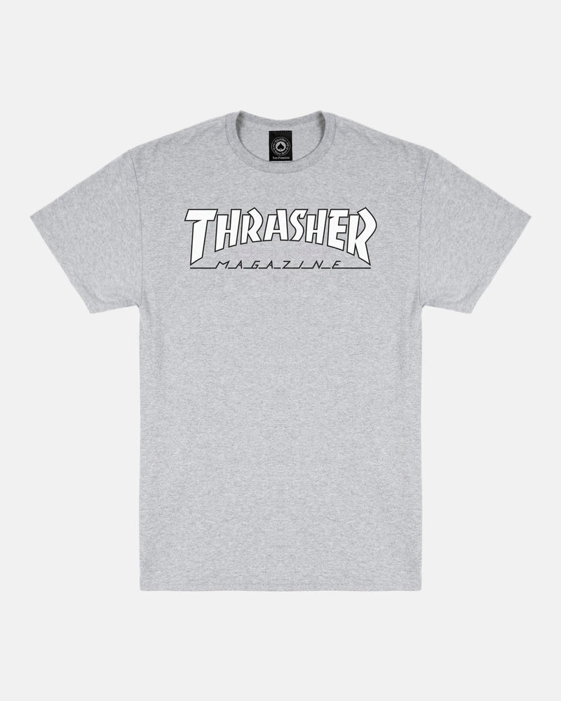 OUTLINED - TSHIRT - GREY / WHITE - Four Street