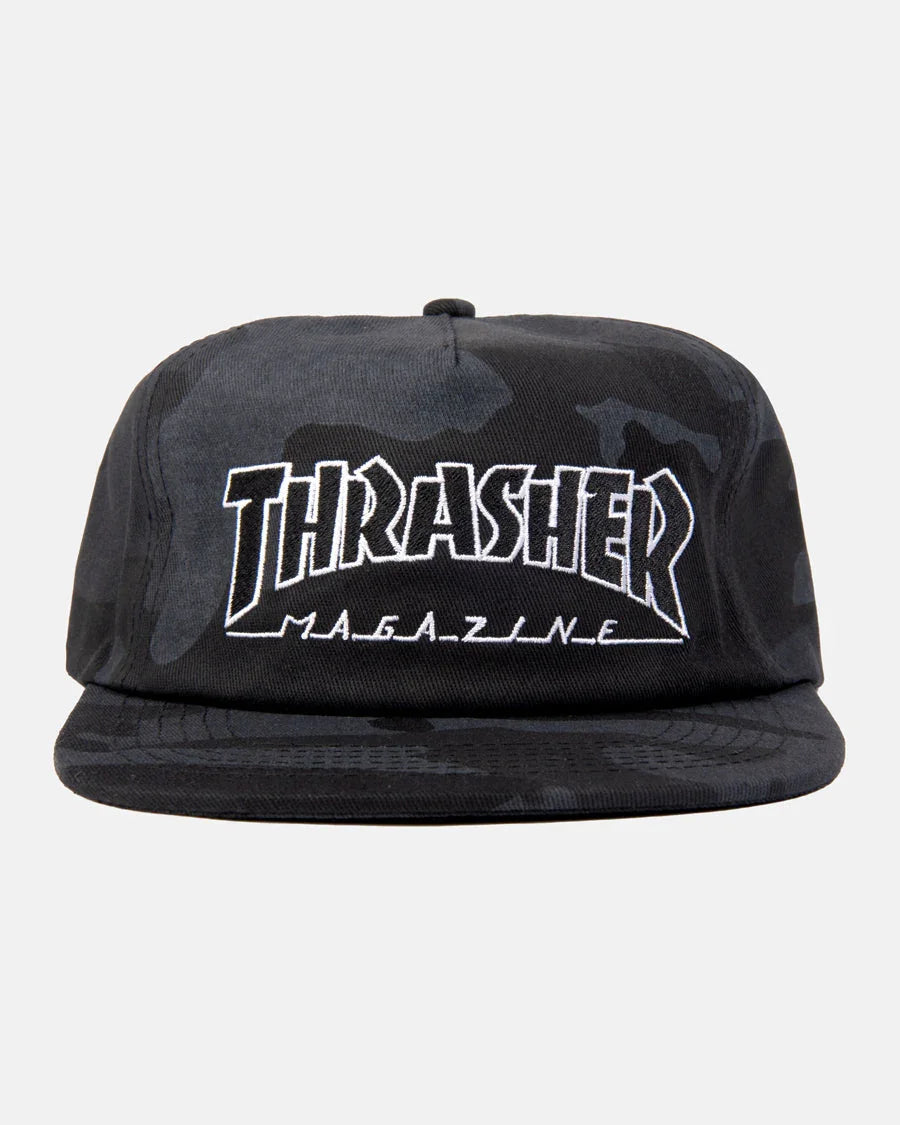Outlined Snapback (Camo) - Four Street