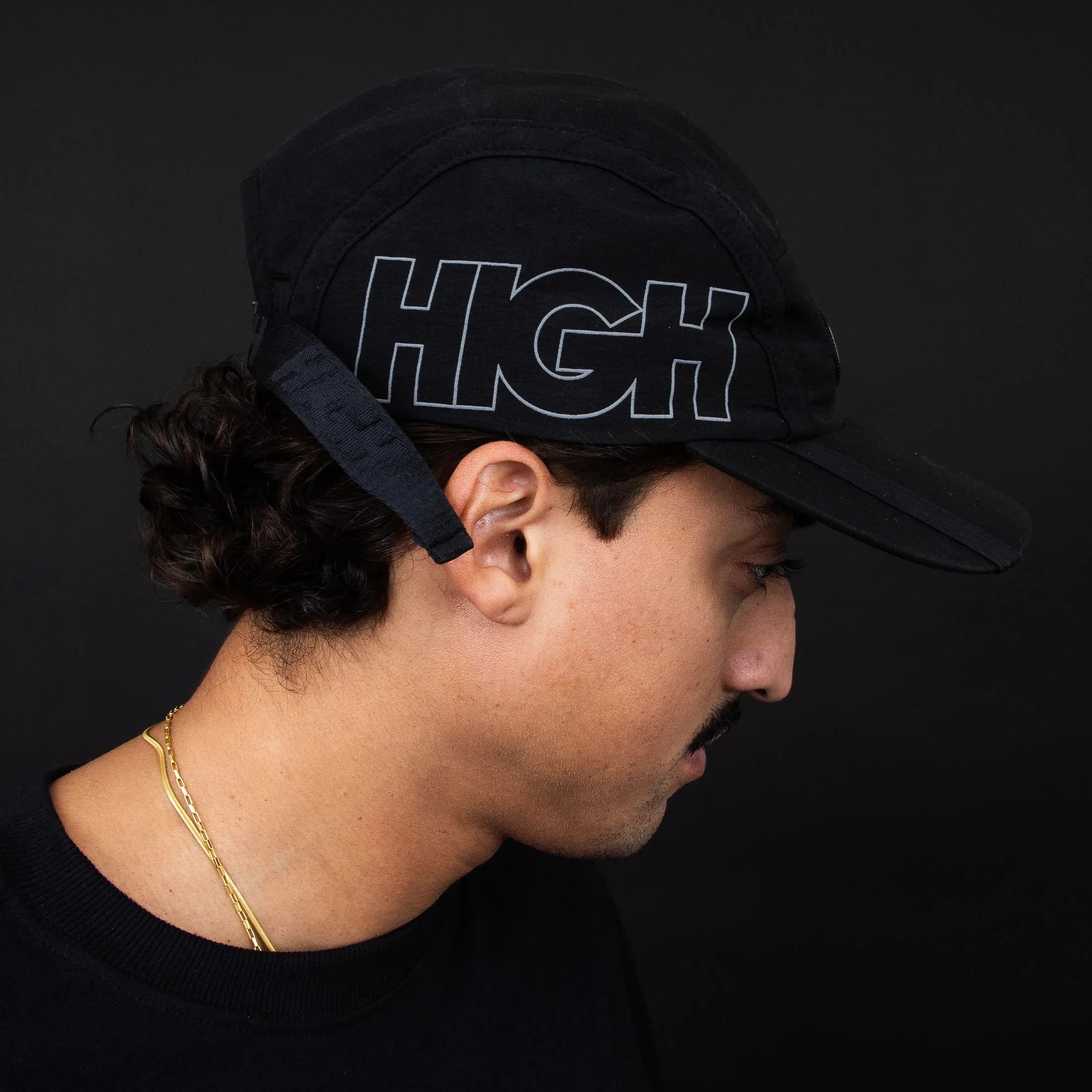 5 Panel Atlethic Black - Four Street