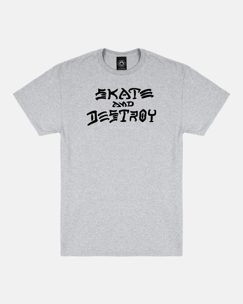 SKATE AND DESTROY - TSHIRT - GREY - Four Street