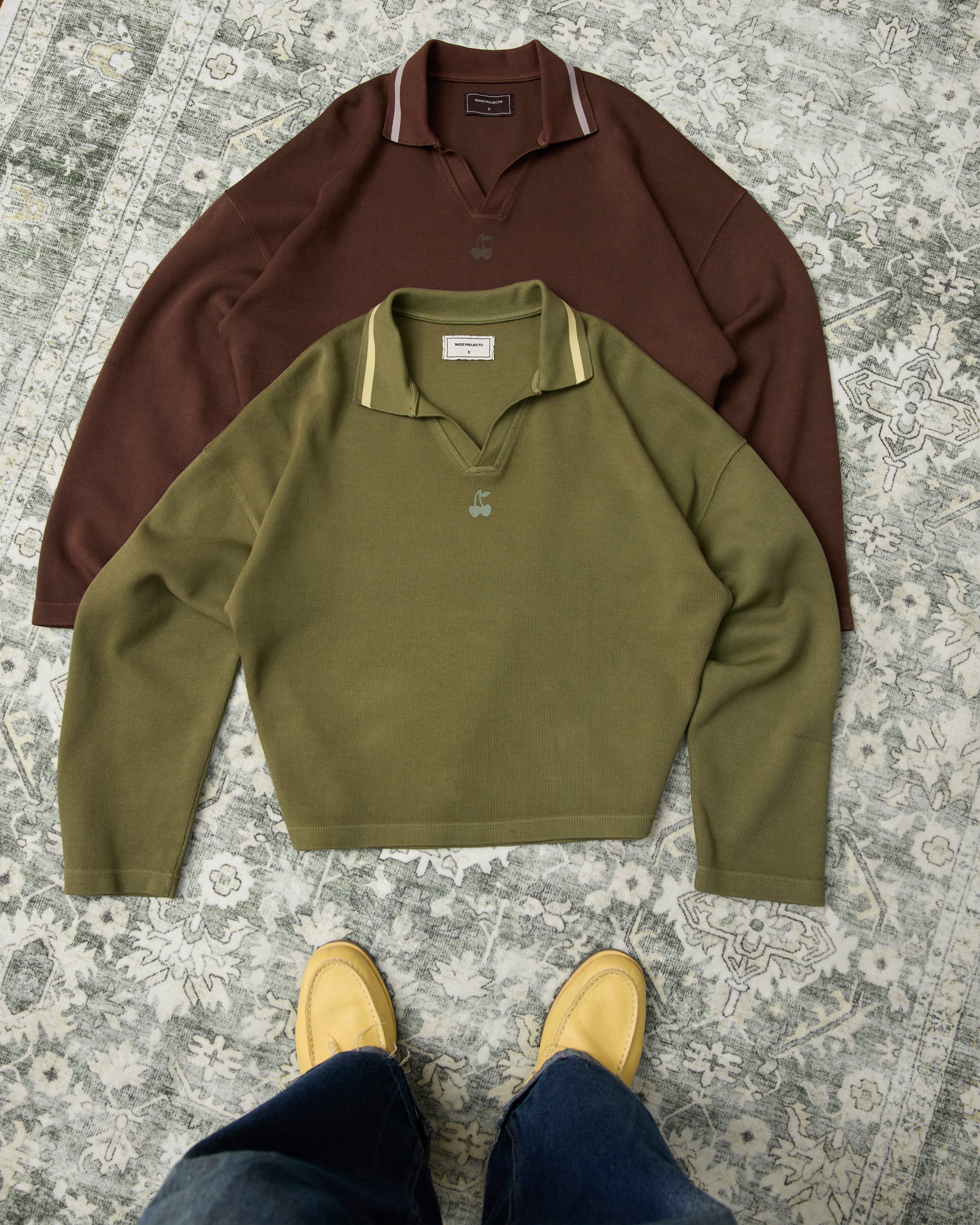 Cherry Beast Polo Green