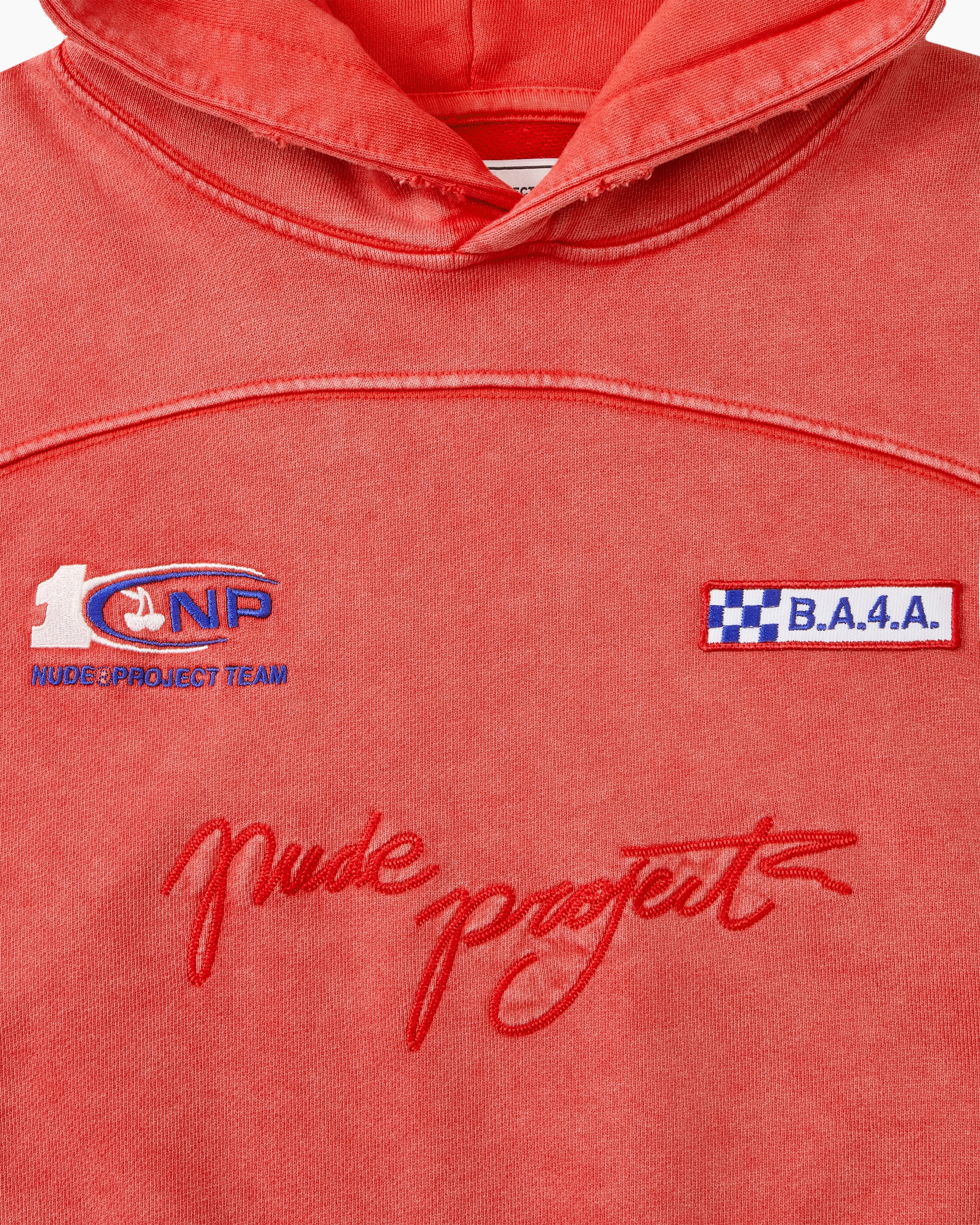 Fuel Hoodie Washed Red