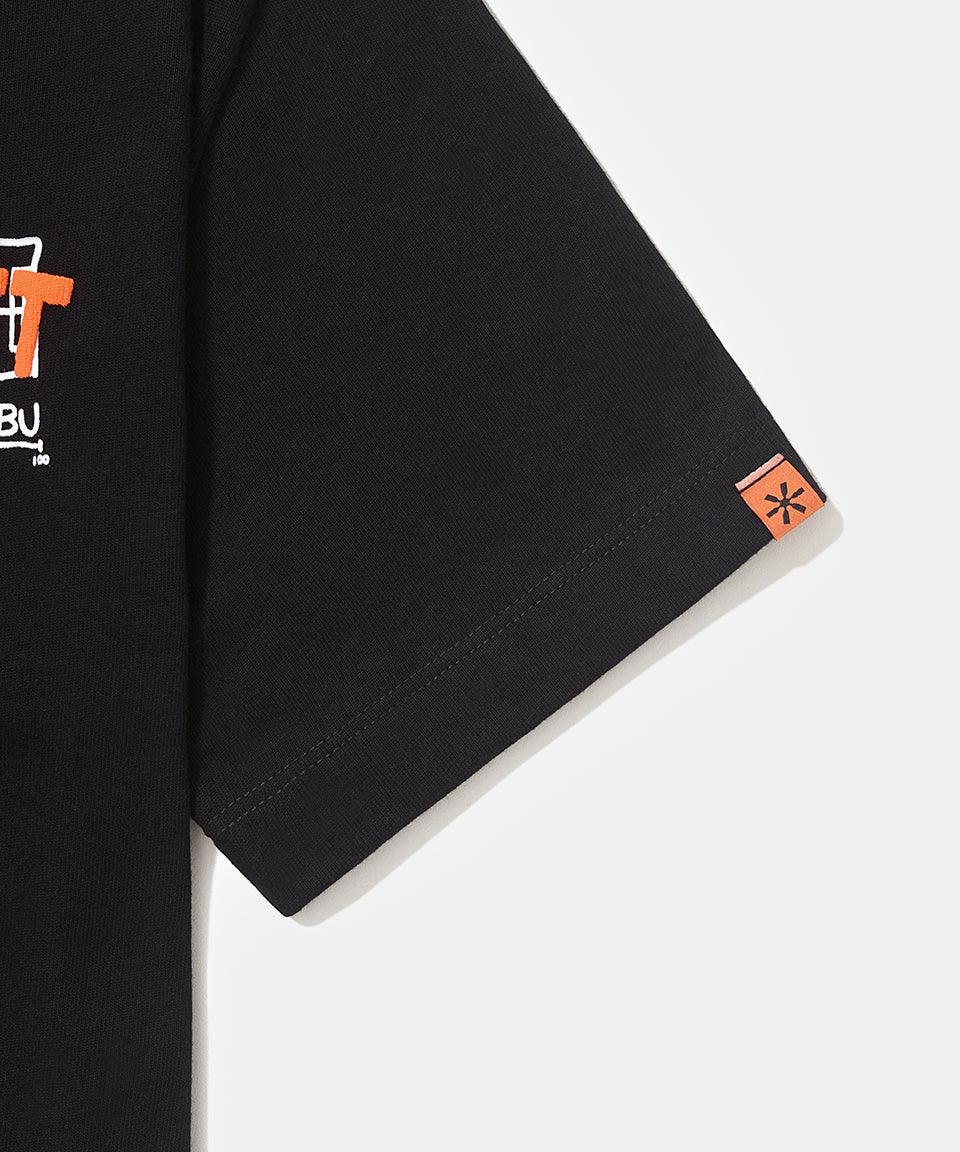 Piet + Pacaembu T-shirt - Black - Four Street