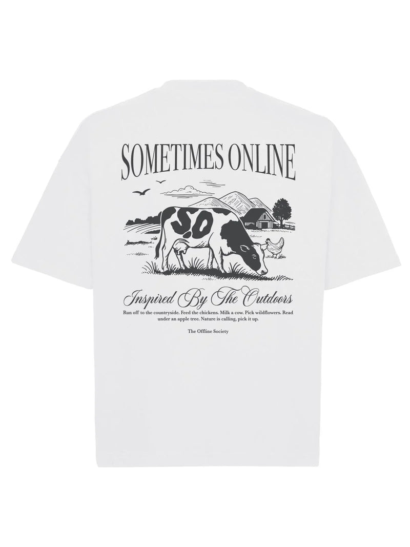 Camiseta Boxy De Vaca - Four Street
