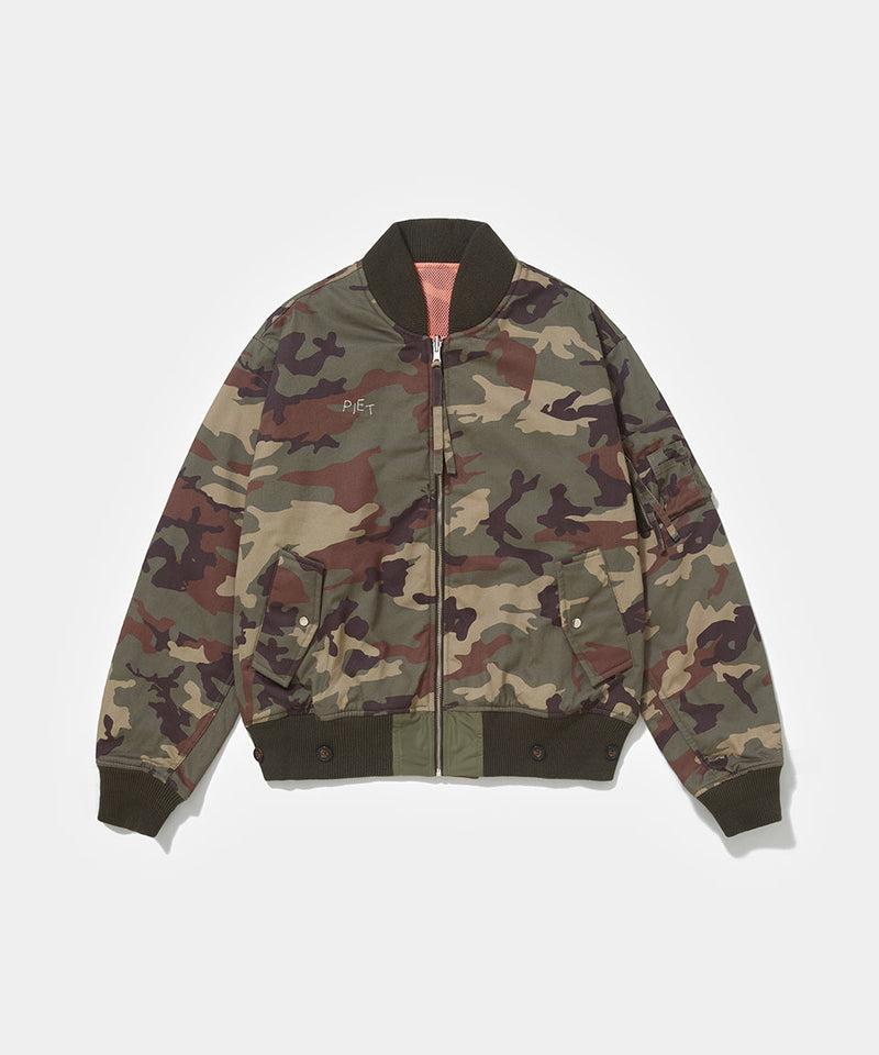 Jaqueta Double Face Camo