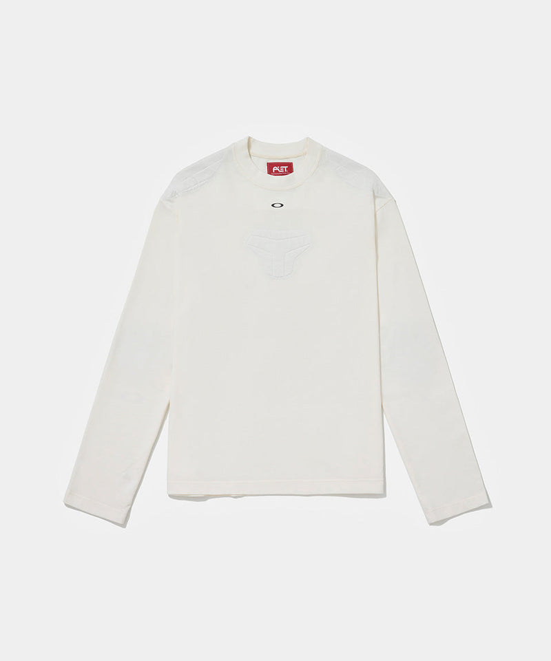 Camiseta Manga Longa Piet + Oakley - Bone White