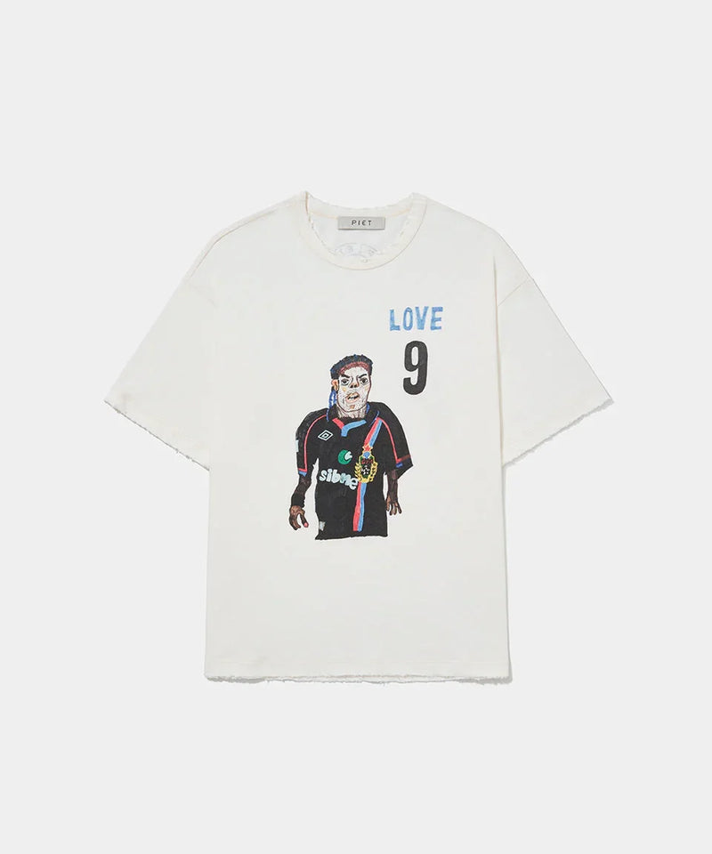 Illustrated T-shirt Bone White - Four Street
