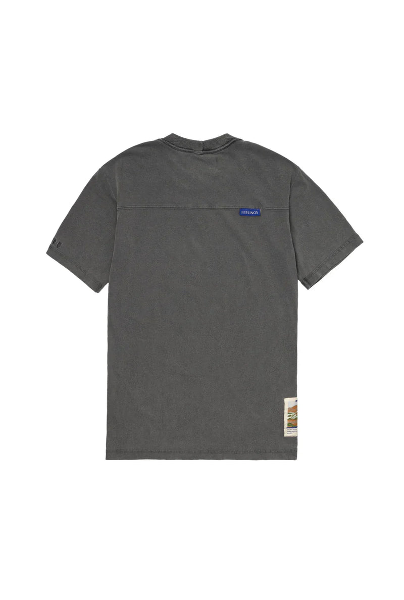 Camiseta Slim Cinza Estonado