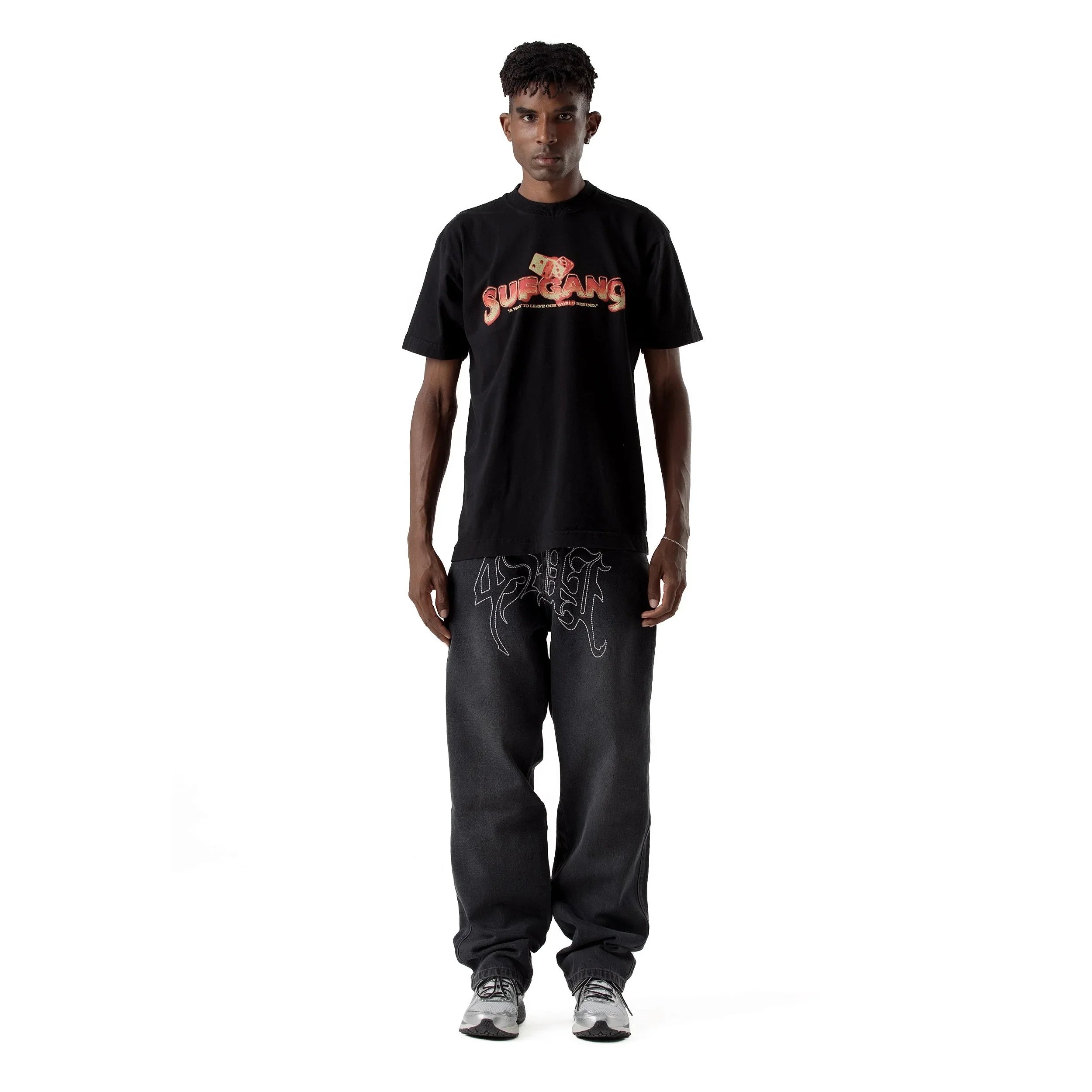 TEE SUFMANJI BLACK - Four Street
