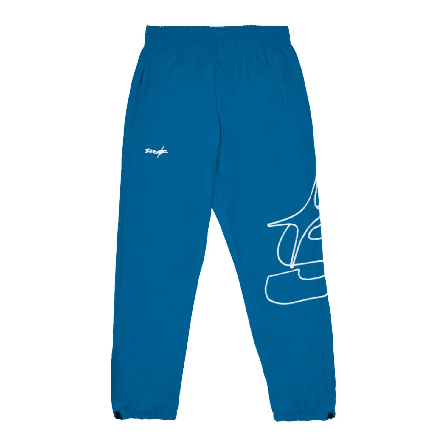 TRACK PANTS S STAR NAVY BLUE - Four Street